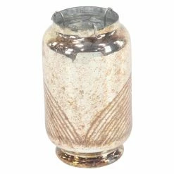 Cheap 💯 Hurricane DecMode Copper Glass Candle Holder 🔥 -Candle Holders Sales detailUMA12275