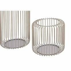Cheap 😉 Hurricane DecMode Industrial Arts Metal Candle Holder - Set Of 3 🥰 -Candle Holders Sales detailUMA7025