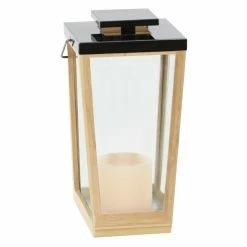 Cheapest 🔥 DecMode Contemporary Bamboo And Stainless Steel Tapered Lantern 💯 7 Cheapest 🔥 DecMode Contemporary Bamboo And Stainless Steel Tapered Lantern 💯 -Candle Holders Sales detailUMA9710