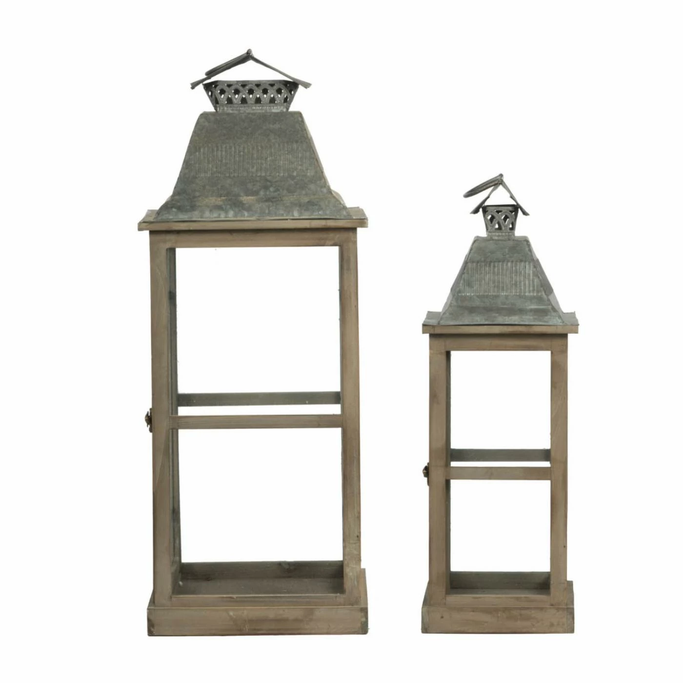Buy π A & B Home A & B Home Classic Scape Indoor Lanterns - Set Of 2 π 2 Buy π A & B Home A & B Home Classic Scape Indoor Lanterns - Set Of 2 π - Image 2