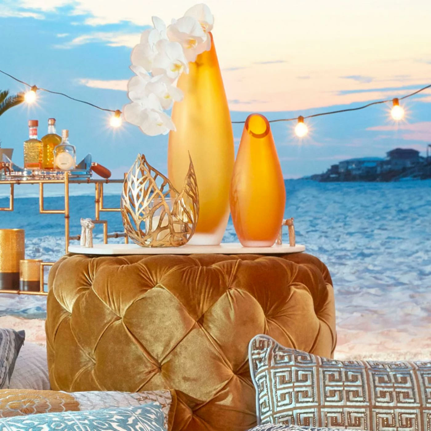 Best deal 😀 Pillar Cyan Design Sunrise Flame Candleholder 🌟 2 Best deal 😀 Pillar Cyan Design Sunrise Flame Candleholder 🌟 - Image 2