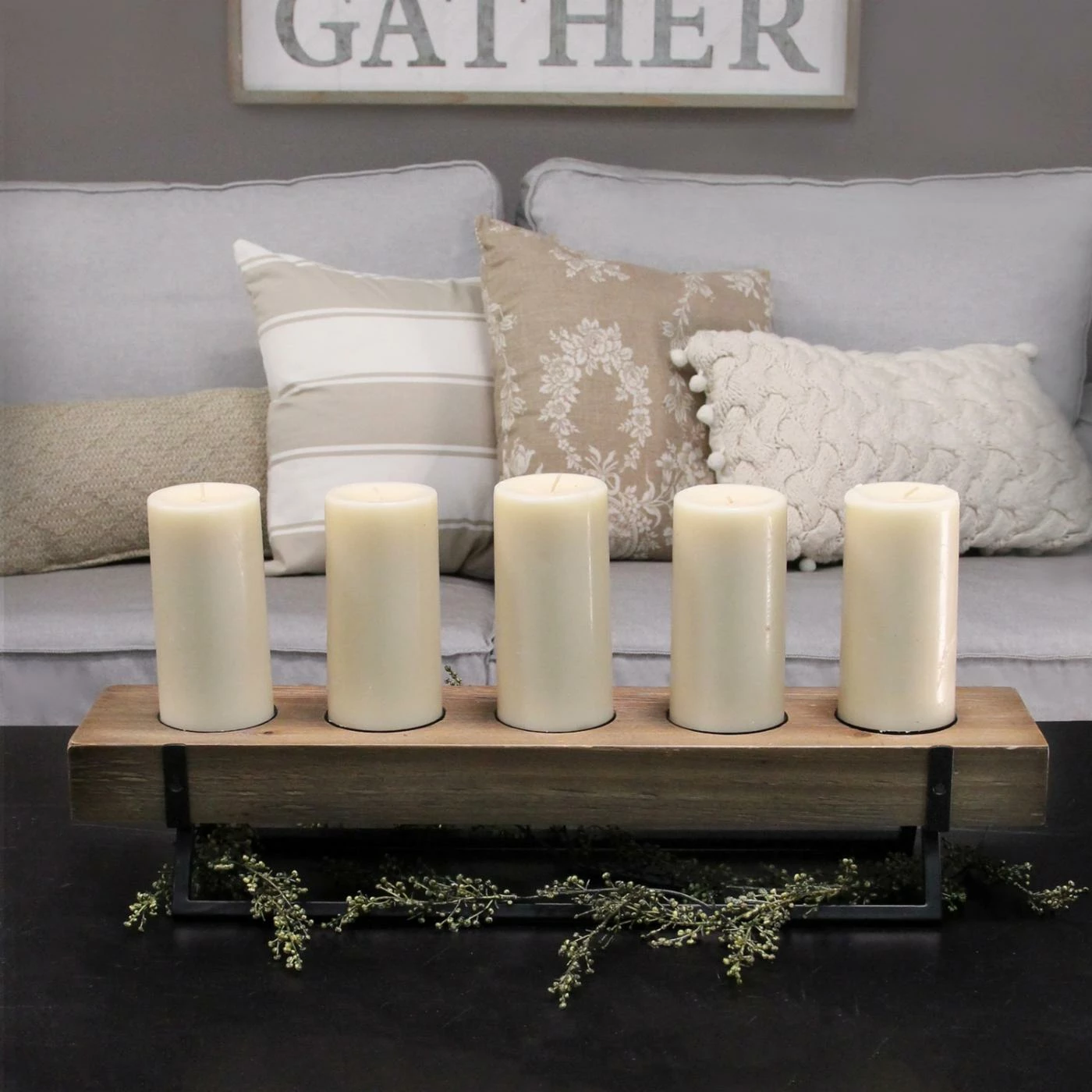 Buy ⌛ Centerpieces Stratton Home Decor Rustic 5 Candle Holder Centerpiece ❤️ 2 Buy ⌛ Centerpieces Stratton Home Decor Rustic 5 Candle Holder Centerpiece ❤️ - Image 2