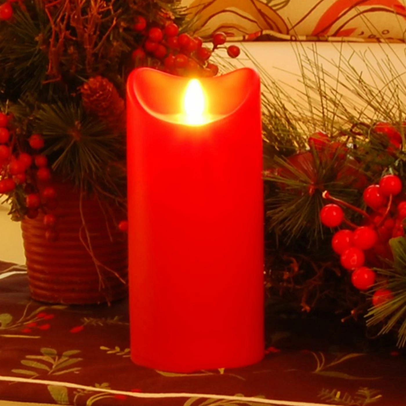 Promo π Flameless & LED LumaBase Moving Flame LED Pillar Candle π 2 Promo π Flameless & LED LumaBase Moving Flame LED Pillar Candle π - Image 2