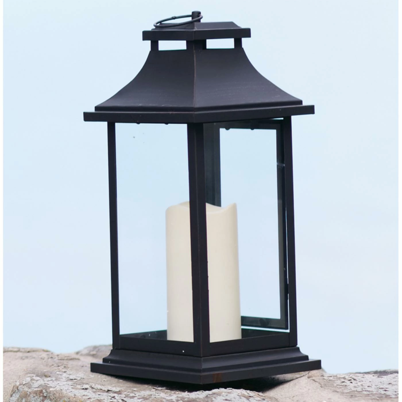 Buy ✔️ Melrose International Lantern With LED Candle - Set Of 2 😀 2 Buy ✔️ Melrose International Lantern With LED Candle - Set Of 2 😀 - Image 2