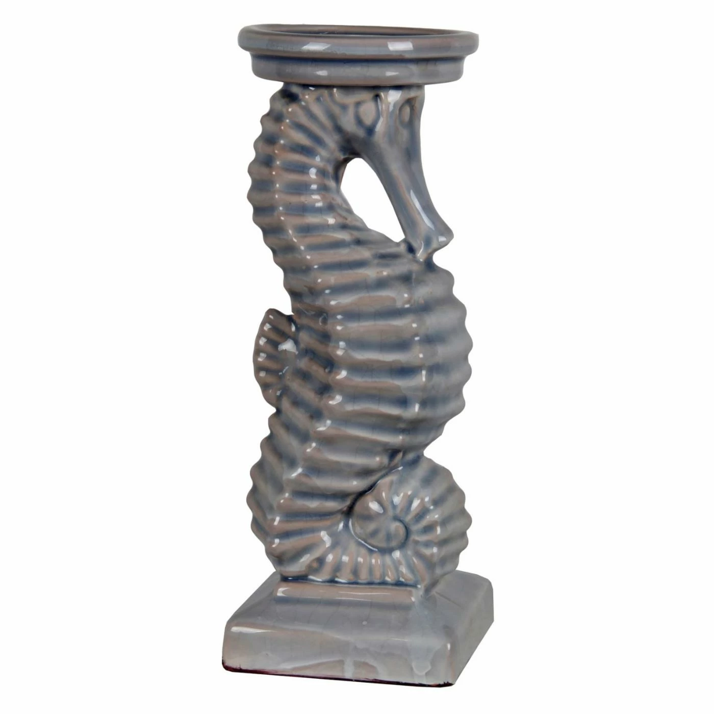 Buy 👏 Pillar Privilege International Blue Seahorse Candle Holder 🎁 2 Buy 👏 Pillar Privilege International Blue Seahorse Candle Holder 🎁 - Image 2