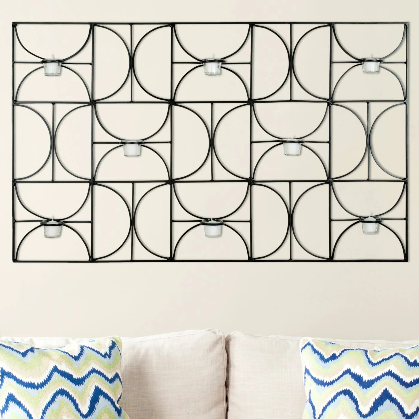 Wholesale 👏 Safavieh Votive Mid-Century Squares Candle Wall Sconce - 28.3H In. 🛒 2 Wholesale 👏 Safavieh Votive Mid-Century Squares Candle Wall Sconce - 28.3H In. 🛒 - Image 2