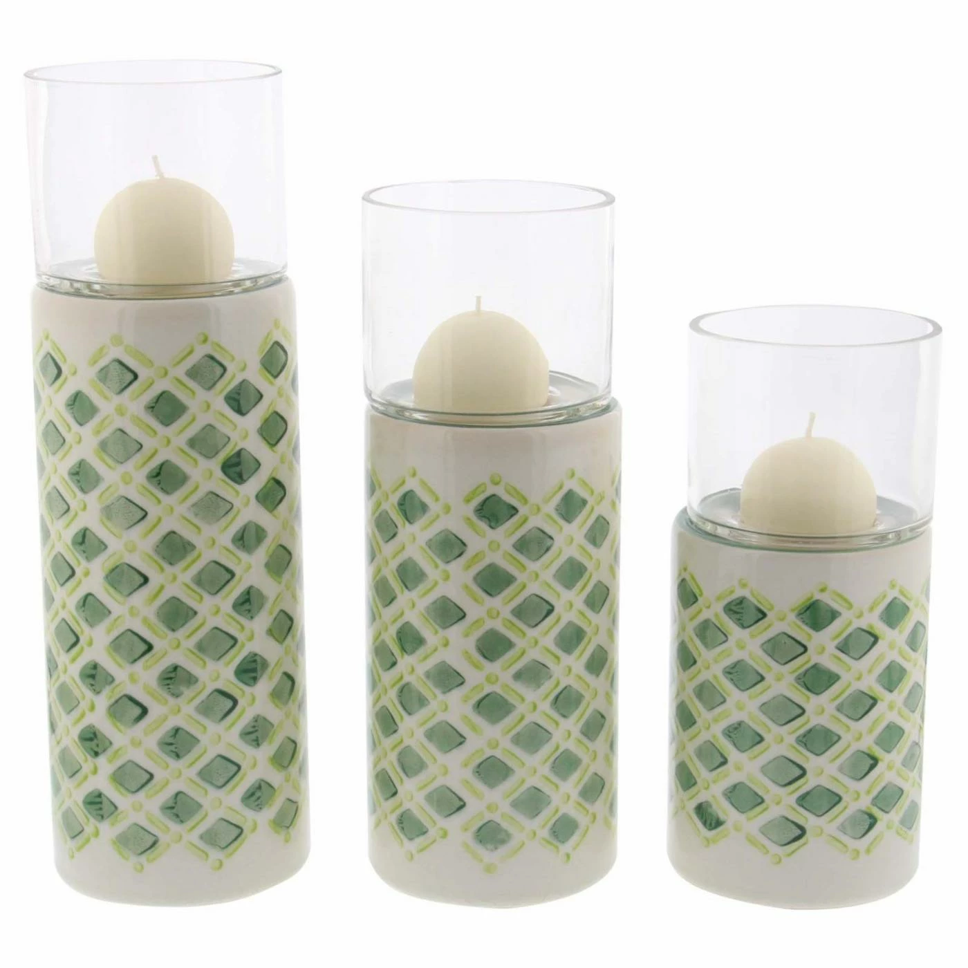 Hot Sale ๐งจ Pillar DecMode Lattice Ceramic Candle Holders - Set Of 3 ๐ 2 Hot Sale ๐งจ Pillar DecMode Lattice Ceramic Candle Holders - Set Of 3 ๐ - Image 2