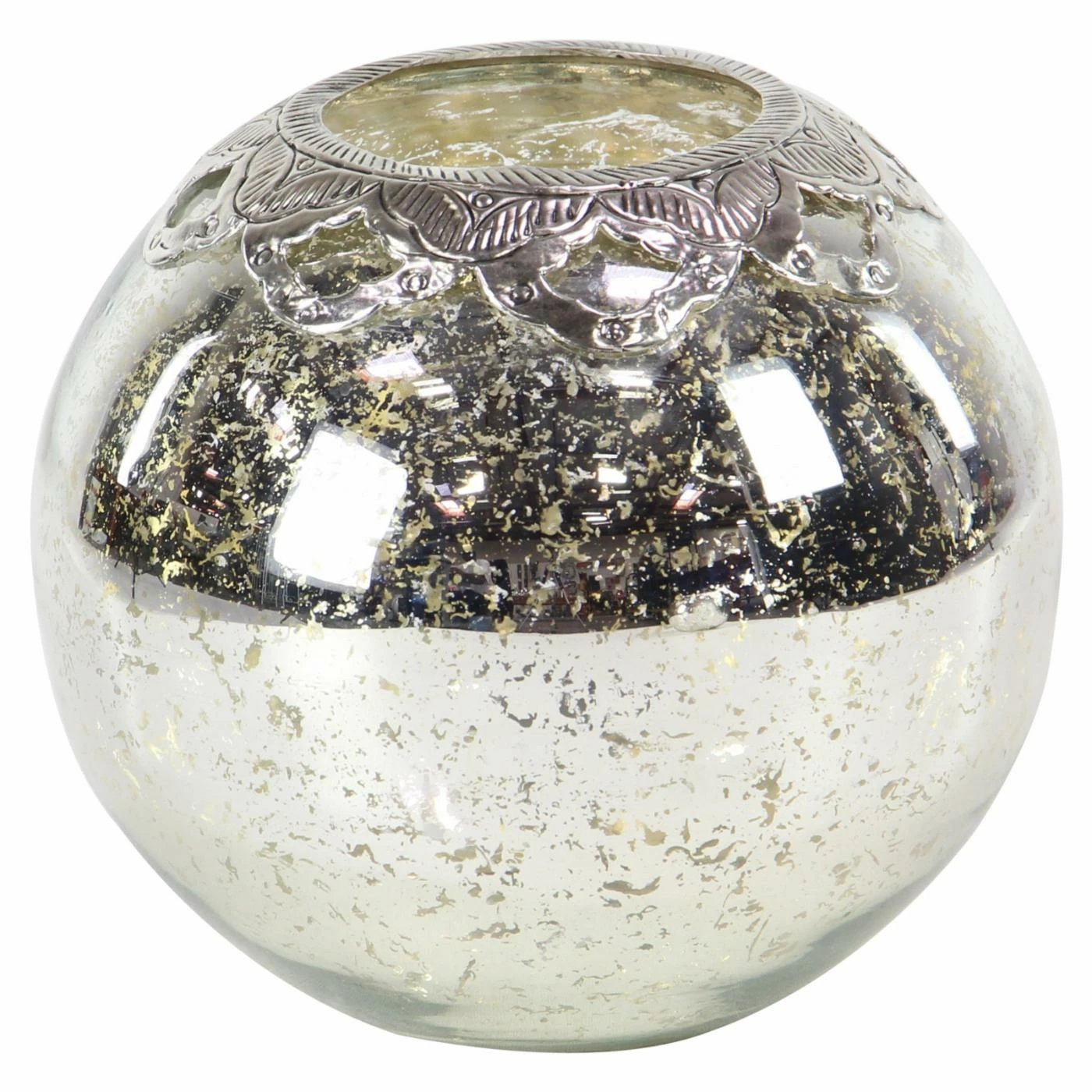 Brand new ๐ฏ DecMode Modern Round Silver Votive Candle Holders - Set Of 2 ๐งจ 2 Brand new ๐ฏ DecMode Modern Round Silver Votive Candle Holders - Set Of 2 ๐งจ - Image 2