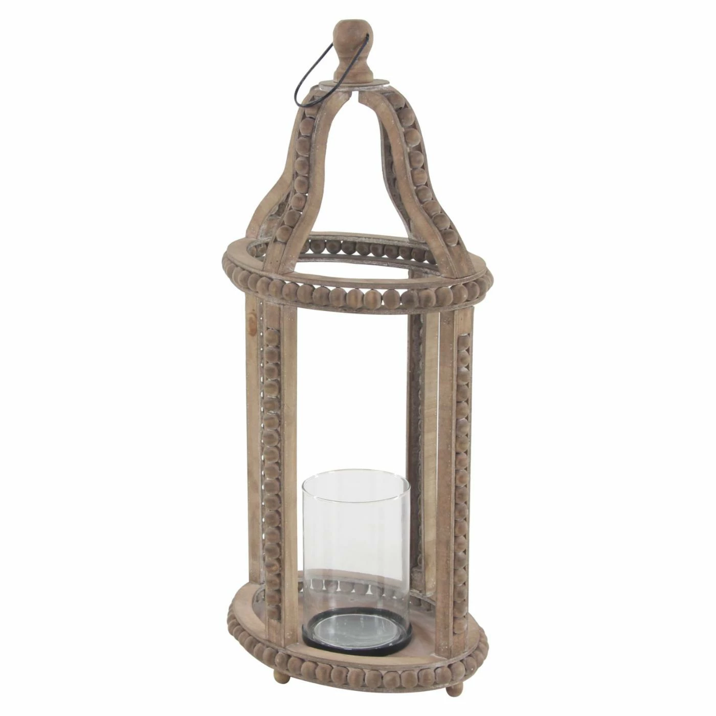 Cheapest 🤩 DecMode Rustic Cage-Style Wood Lantern With Glass Votive Candle Holder 🔥 2 Cheapest 🤩 DecMode Rustic Cage-Style Wood Lantern With Glass Votive Candle Holder 🔥 - Image 2