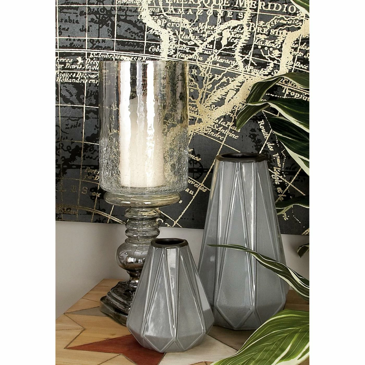 Promo 🧨 DecMode Traditional Smoked Hurricane Candle Lamp 🧨 2 Promo 🧨 DecMode Traditional Smoked Hurricane Candle Lamp 🧨 - Image 2