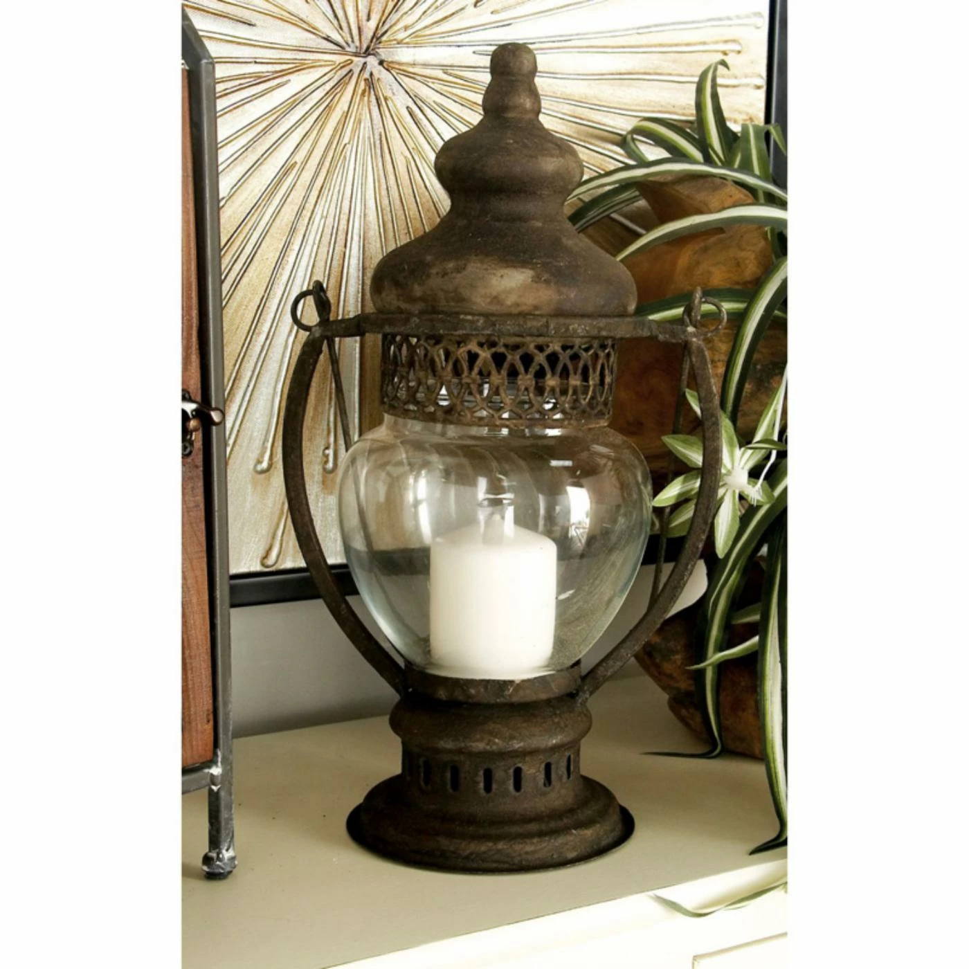 Cheap ๐งจ DecMode Knob Finial Lantern Candle Holder ๐ฏ 2 Cheap ๐งจ DecMode Knob Finial Lantern Candle Holder ๐ฏ - Image 2
