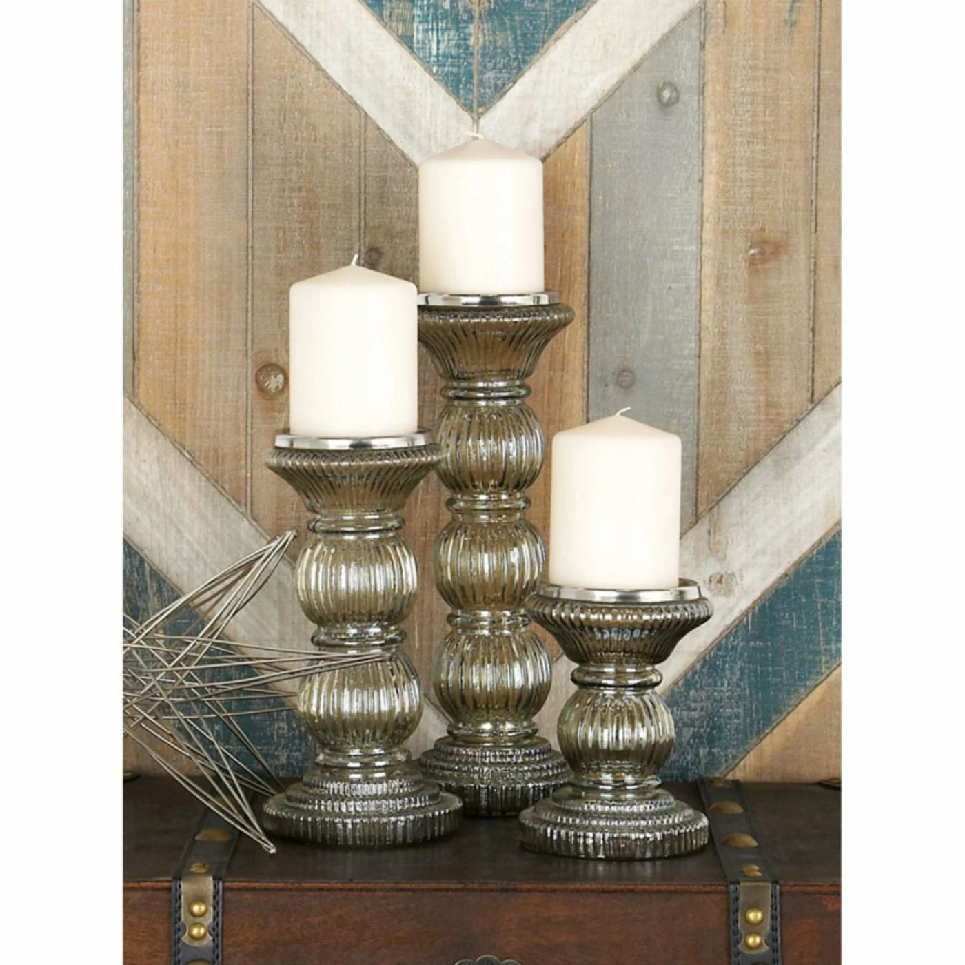 Best reviews of ๐ Pillar DecMode 12-in. Glass Candle Holder - Set Of 3 โจ 2 Best reviews of ๐ Pillar DecMode 12-in. Glass Candle Holder - Set Of 3 โจ - Image 2