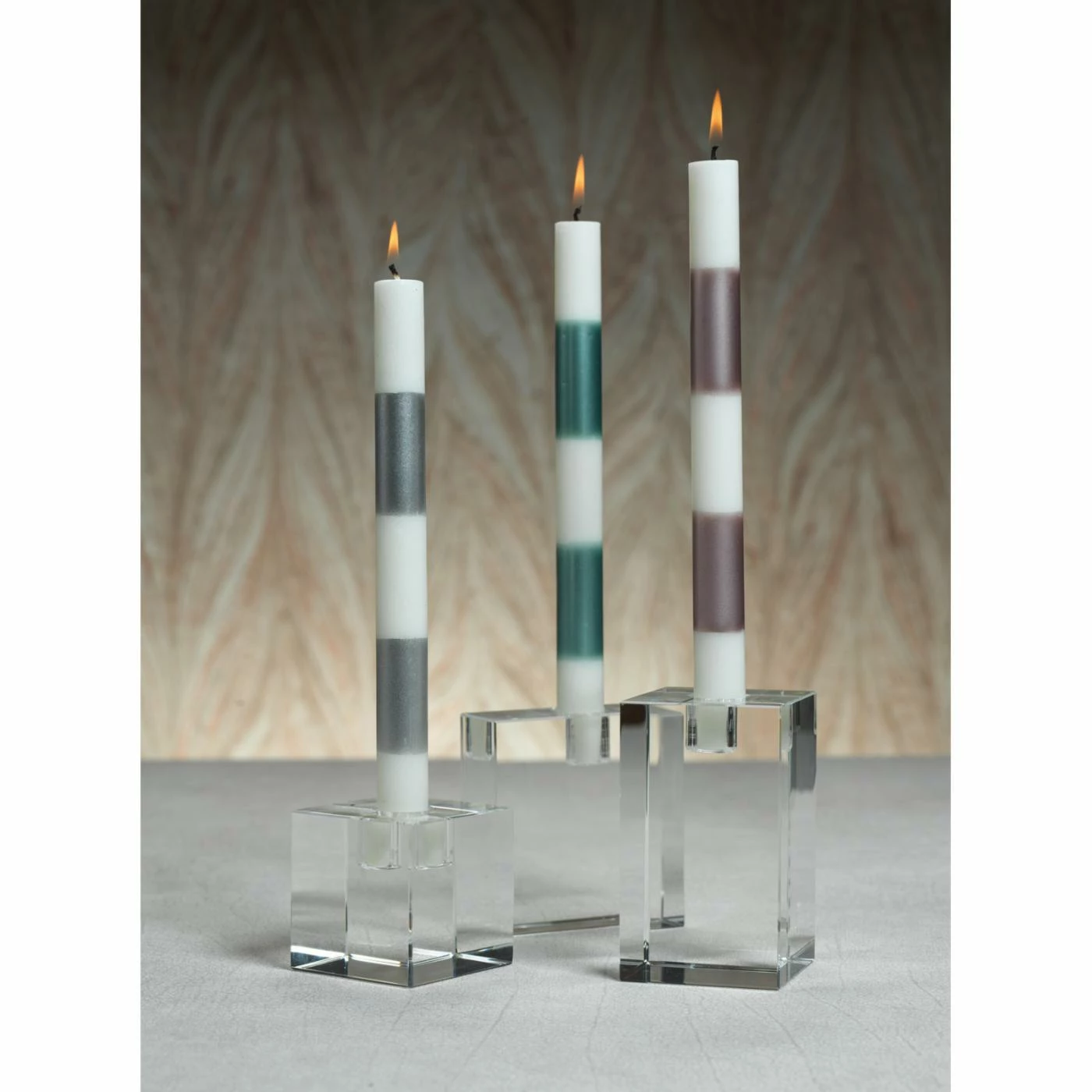 Buy ❤️ All Other Brands Centerpieces Romy Rectangular Crystal Glass Taper Candle Holder 🎉 2 Buy ❤️ All Other Brands Centerpieces Romy Rectangular Crystal Glass Taper Candle Holder 🎉 - Image 2