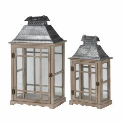 Buy 👍 A & B Home A & B Home Classic Scape Indoor Lanterns - Set Of 2 😍