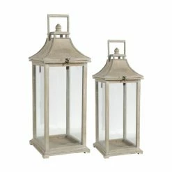 Buy 🌟 A & B Home A & B Home Garden Candle Lanterns - Set Of 2 😍