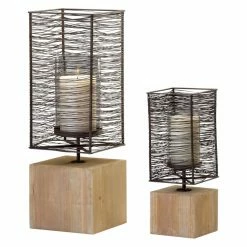 Buy ⌛ Pillar Cyan Design Vail Candleholder 😀