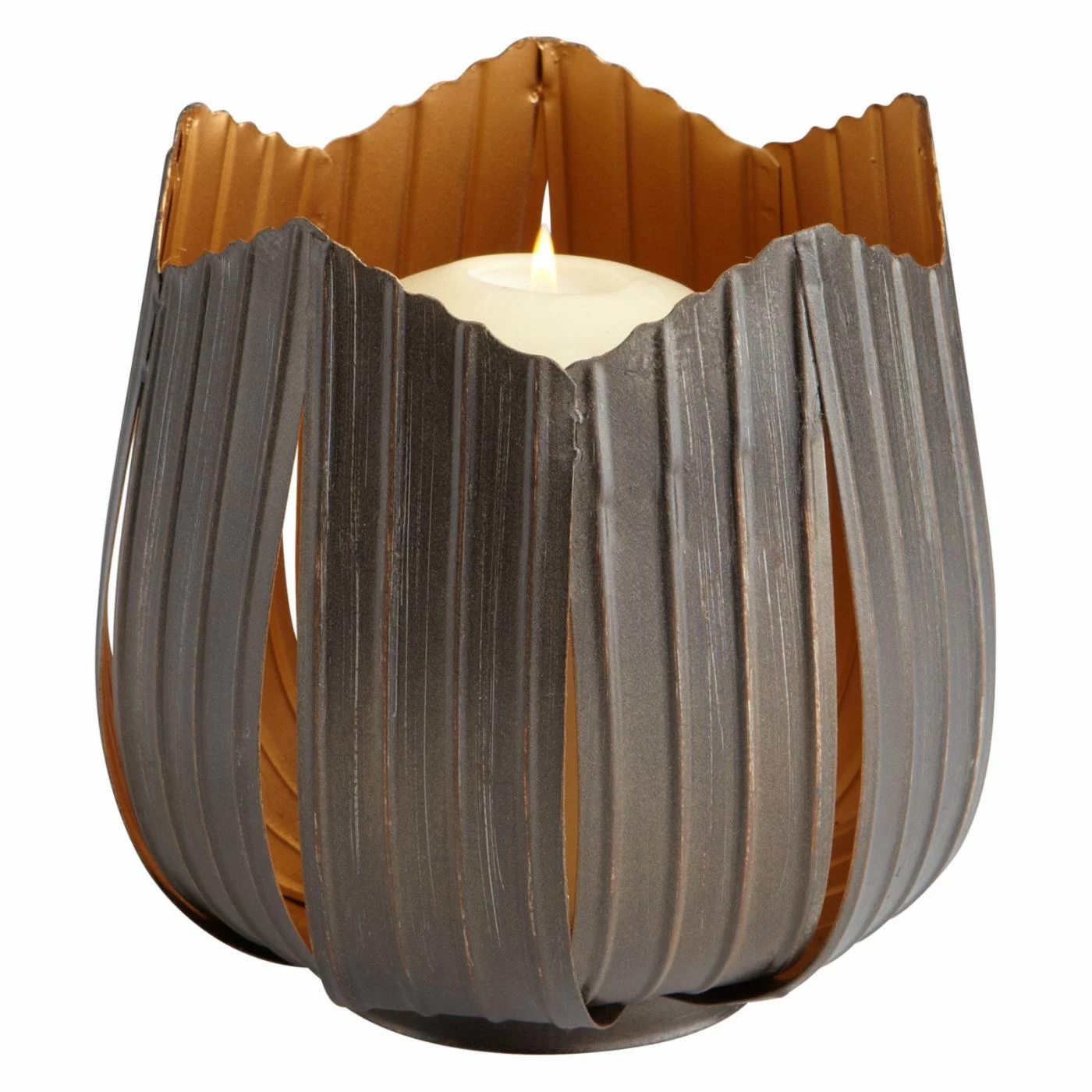 Promo 👍 Pillar Cyan Design Variegated Flam Candleholder 😉 1 Promo 👍 Pillar Cyan Design Variegated Flam Candleholder 😉