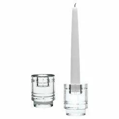 Buy 🔔 Dimond Home Taper ELK Lighting Windowpane Crystal Column Candle Holders - Set Of 2 🧨