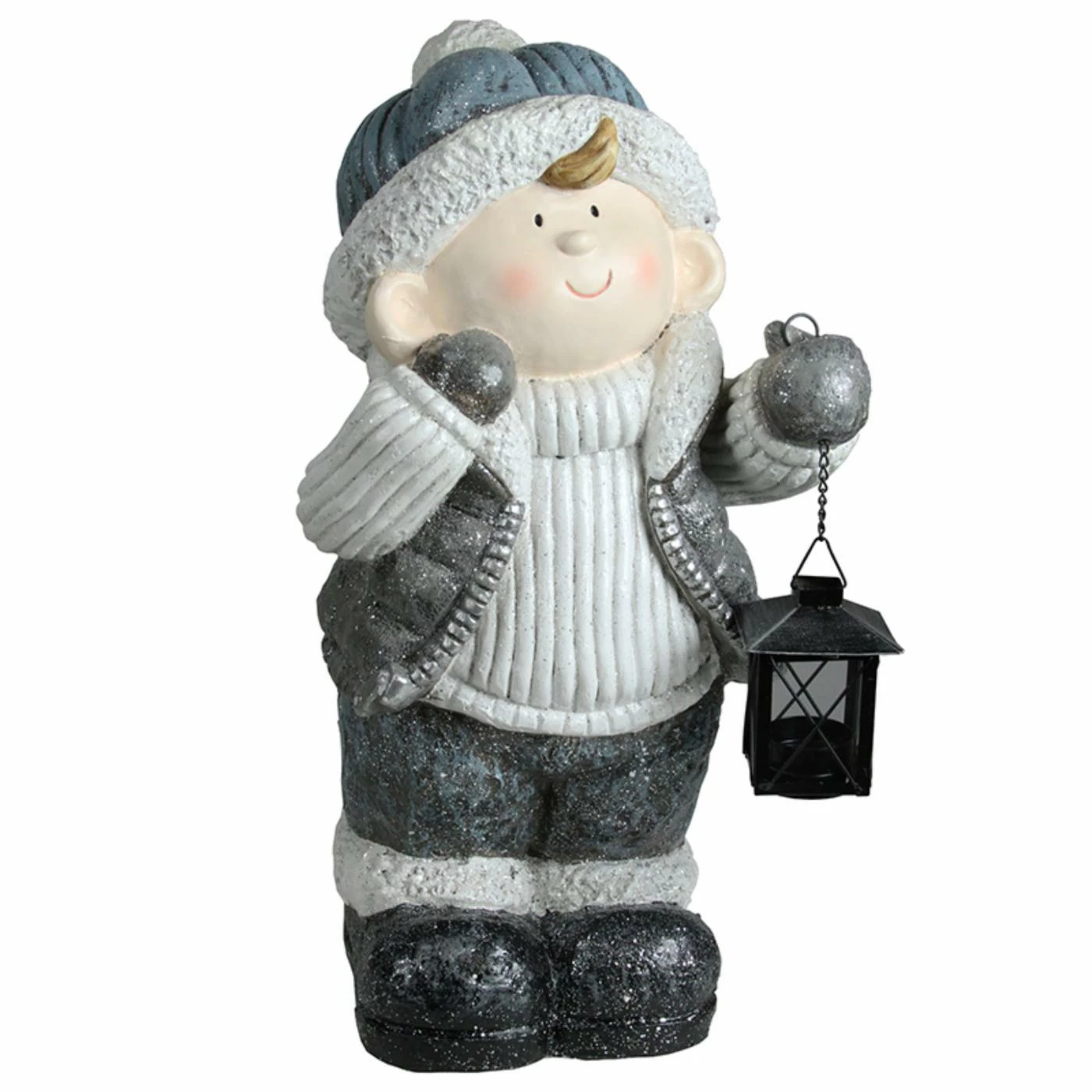 Budget 🔔 Northlight 18.5 In. Snowy Woodlands Little Boy Holding Tea Light Lantern 🎄 Christmas Decoration 👏 1 Budget 🔔 Northlight 18.5 In. Snowy Woodlands Little Boy Holding Tea Light Lantern 🎄 Christmas Decoration 👏