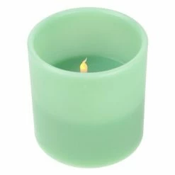 Best deal 🔔 Flameless & LED Northlight 6 In. Battery Operated Flameless LED Lighted 3 Wick Flickering Wax Pillar Candle 🔔