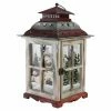 New 🤩 Northlight Snowman Holiday Scene 🎄 Christmas Pillar Candle Lantern 🌟