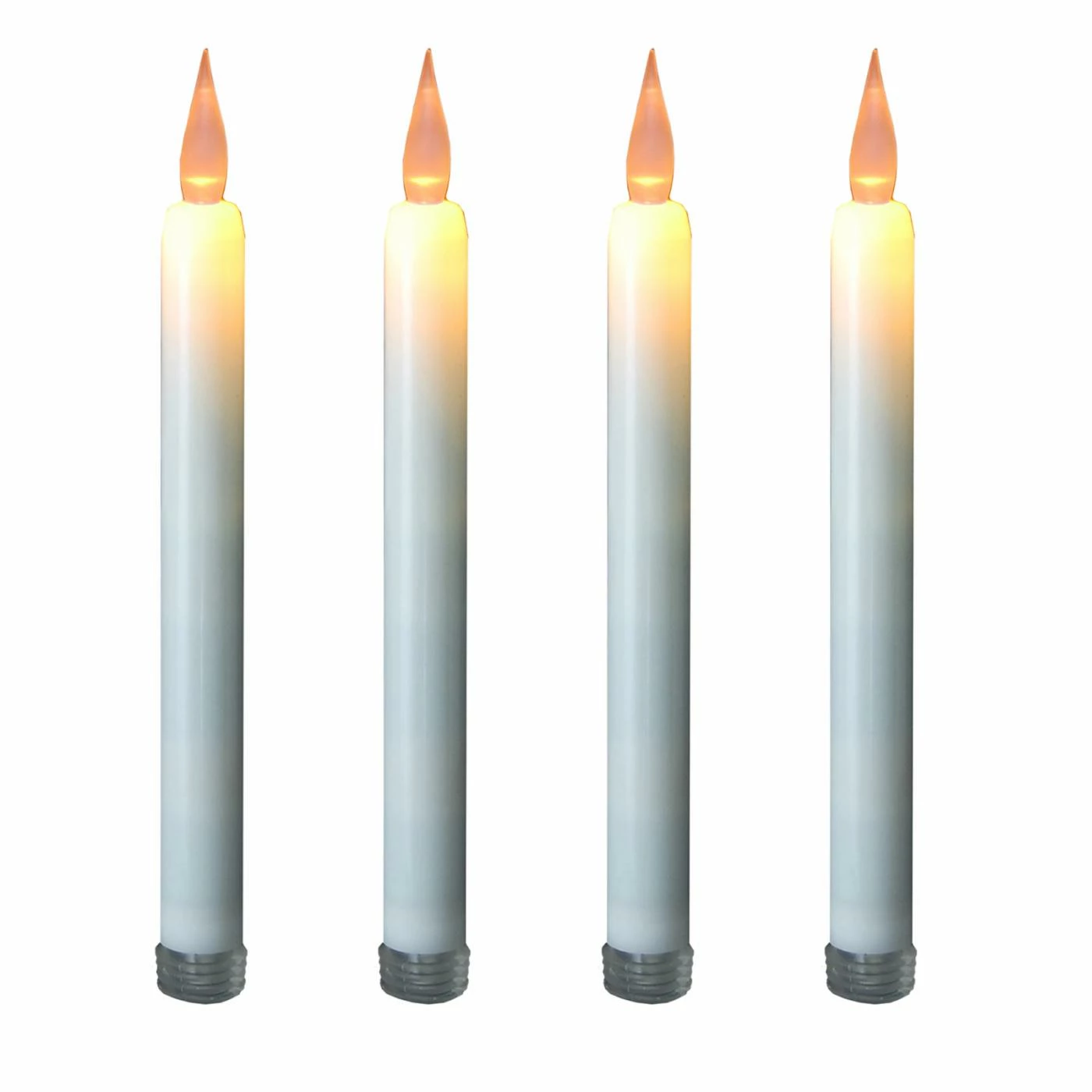 Best Sale ๐คฉ LumaBase Flameless Amber Flickering Taper Candles - Set Of 4 โจ 1 Best Sale ๐คฉ LumaBase Flameless Amber Flickering Taper Candles - Set Of 4 โจ