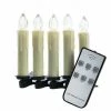Best deal 😍 Flameless & LED Kurt S. Adler Battery-Operated 5-Light Flicker Warm White LED Candle Light Set 🥰