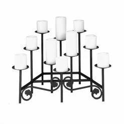Best deal 🎁 Candelabras Minuteman International 10-Candle Black Fireplace Candelabra 🔥