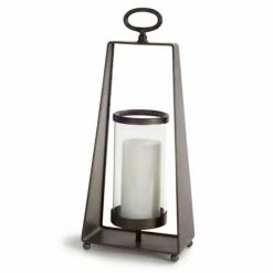 Best Sale ⌛ Melrose International Metal Pillar Candleholder - Set Of 2 👏