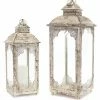 Best Sale 🎉 Melrose International Weathered Metal Lantern - Set Of 2 🥰