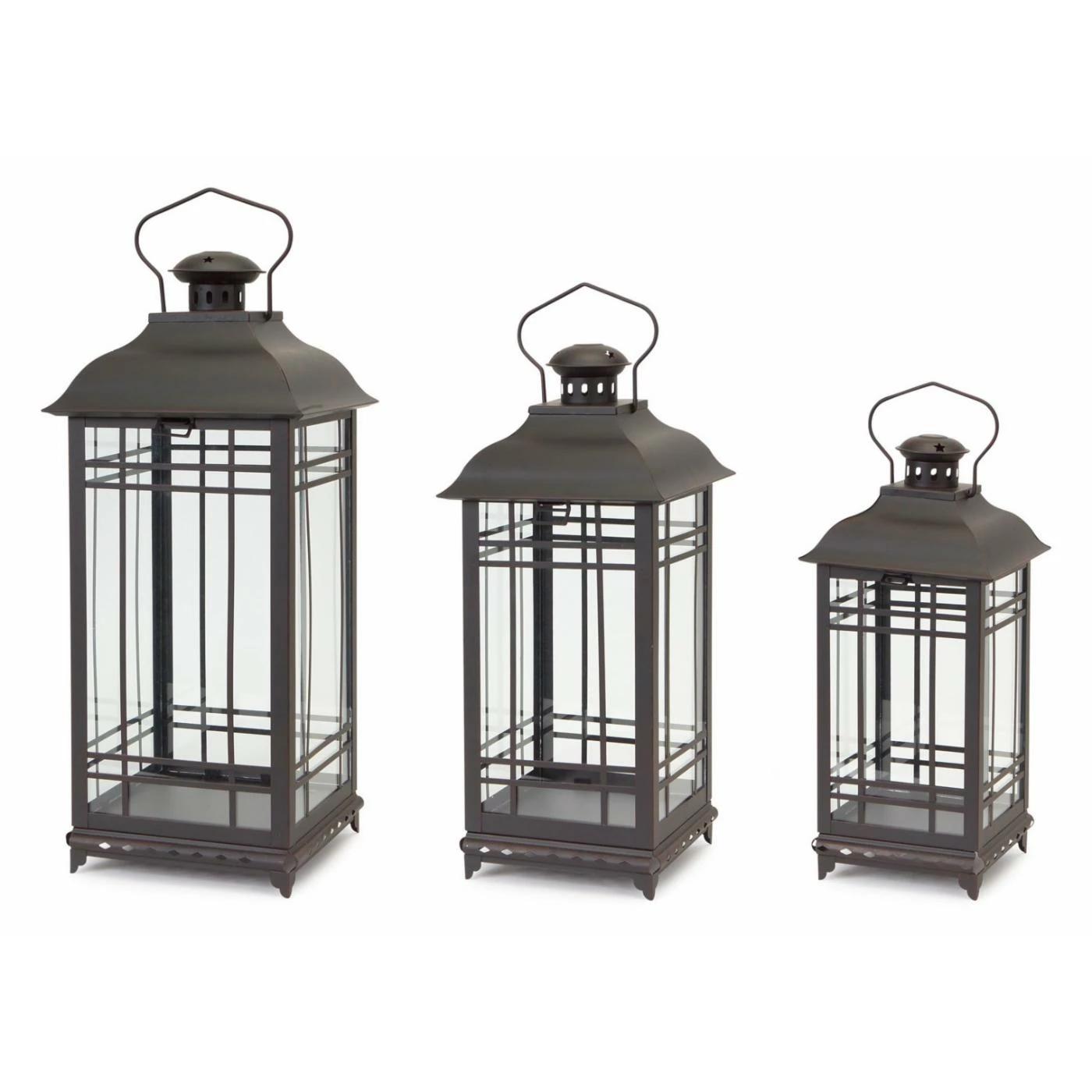 Flash Sale 😀 Melrose International Derby Lantern - Set Of 3 🛒 1 Flash Sale 😀 Melrose International Derby Lantern - Set Of 3 🛒
