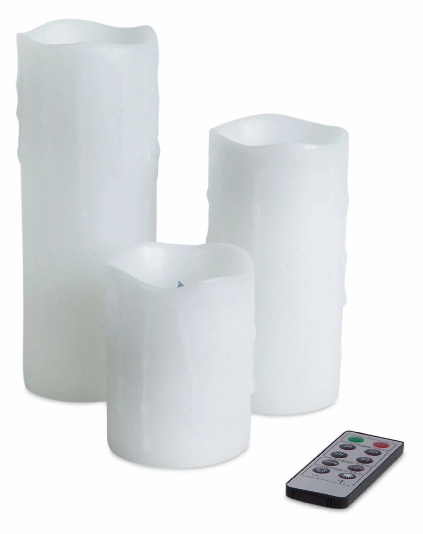 Promo 🤩 Flameless & LED Melrose International LED Remote Dripping Candles - Set Of 3 ⭐ 1 Promo 🤩 Flameless & LED Melrose International LED Remote Dripping Candles - Set Of 3 ⭐