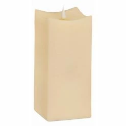 Cheap ๐ Flameless & LED Melrose International Simplux Squared Candle With Moving Flame ๐