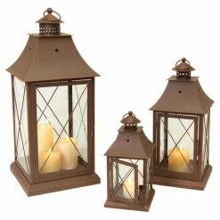 Best reviews of 🥰 Melrose International Metal II Lantern - Set Of 3 😀