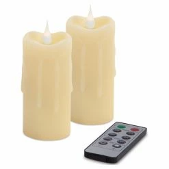 Discount 😉 Flameless & LED Melrose International Simplux Votive Candle With Moving Flame - Set Of 2 🌟