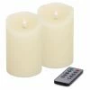 Best Pirce 🌟 Flameless & LED Melrose International Simplux Designer Melted Candle - Set Of 2 🧨