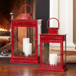 Best Pirce 👍 Melrose International Industrial Lantern - Set Of 2 🔥