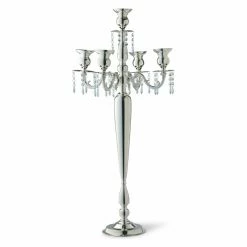 Brand new 🌟 Candelabras National Tree Company Silver Wedding Candle Holder 🎉