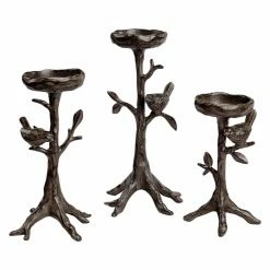 Buy 💯 San Pacific International Twig & Bird Pillar Candleholder 🔔