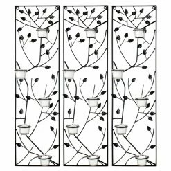 Cheap 👍 Safavieh Votive Tea Light Climbing Leaves Candle Wall Sconces - Set Of 3 - 33.1H In. 💯