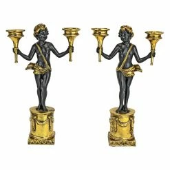 Flash Sale โจ Candlesticks Design Toscano French Neoclassical Cherub Candlestick - Set Of 2 โญ
