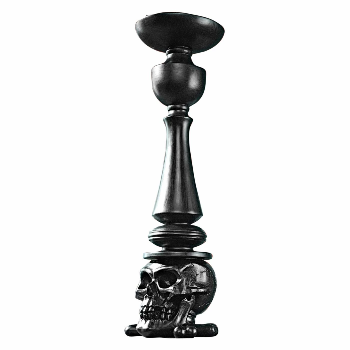Promo 🎁 Pillar Design Toscano Shadow Of Darkness - Skull And Bones Sculptural Candlesticks ⭐ 1 Promo 🎁 Pillar Design Toscano Shadow Of Darkness - Skull And Bones Sculptural Candlesticks ⭐