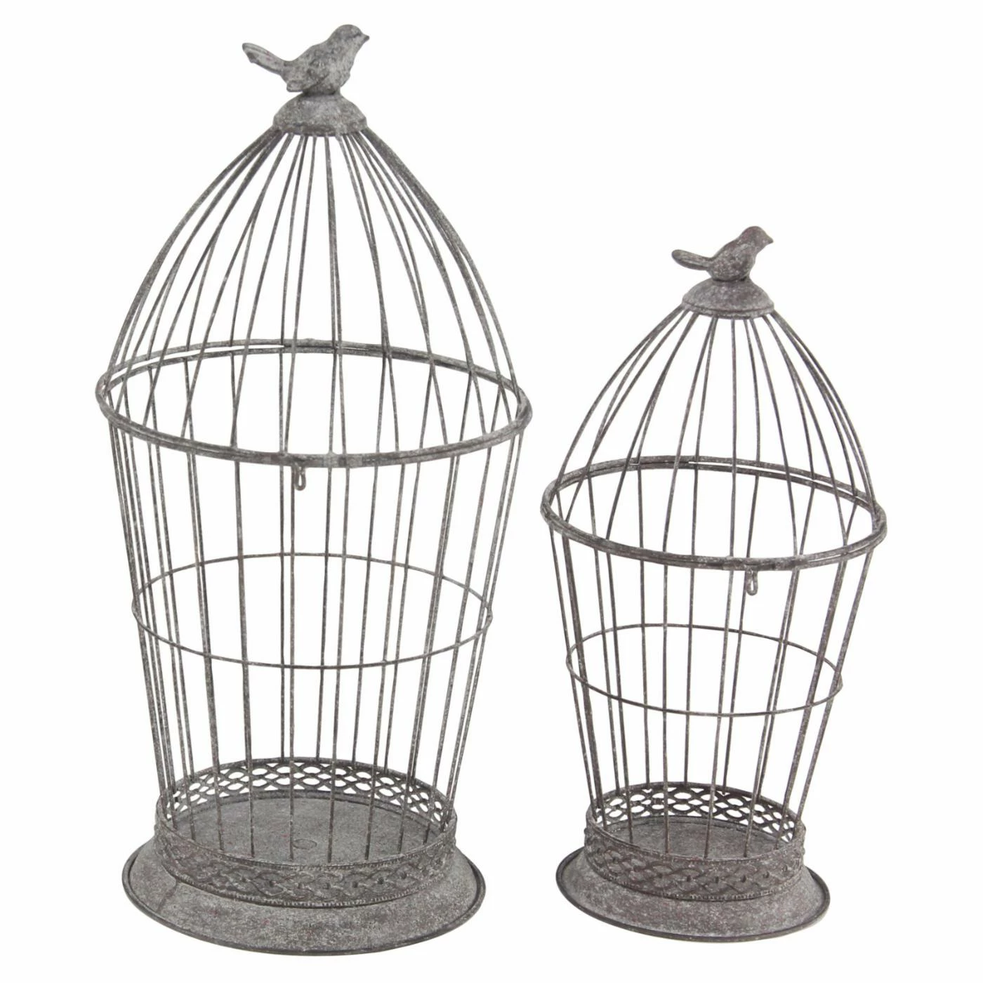 Discount ⭐ DecMode Bird Cage Candle Lanterns - Set Of 2 😉 1 Discount ⭐ DecMode Bird Cage Candle Lanterns - Set Of 2 😉