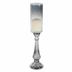 Brand new 😉 Hurricane DecMode Traditional Smoked Glass Candle Holder 🎉