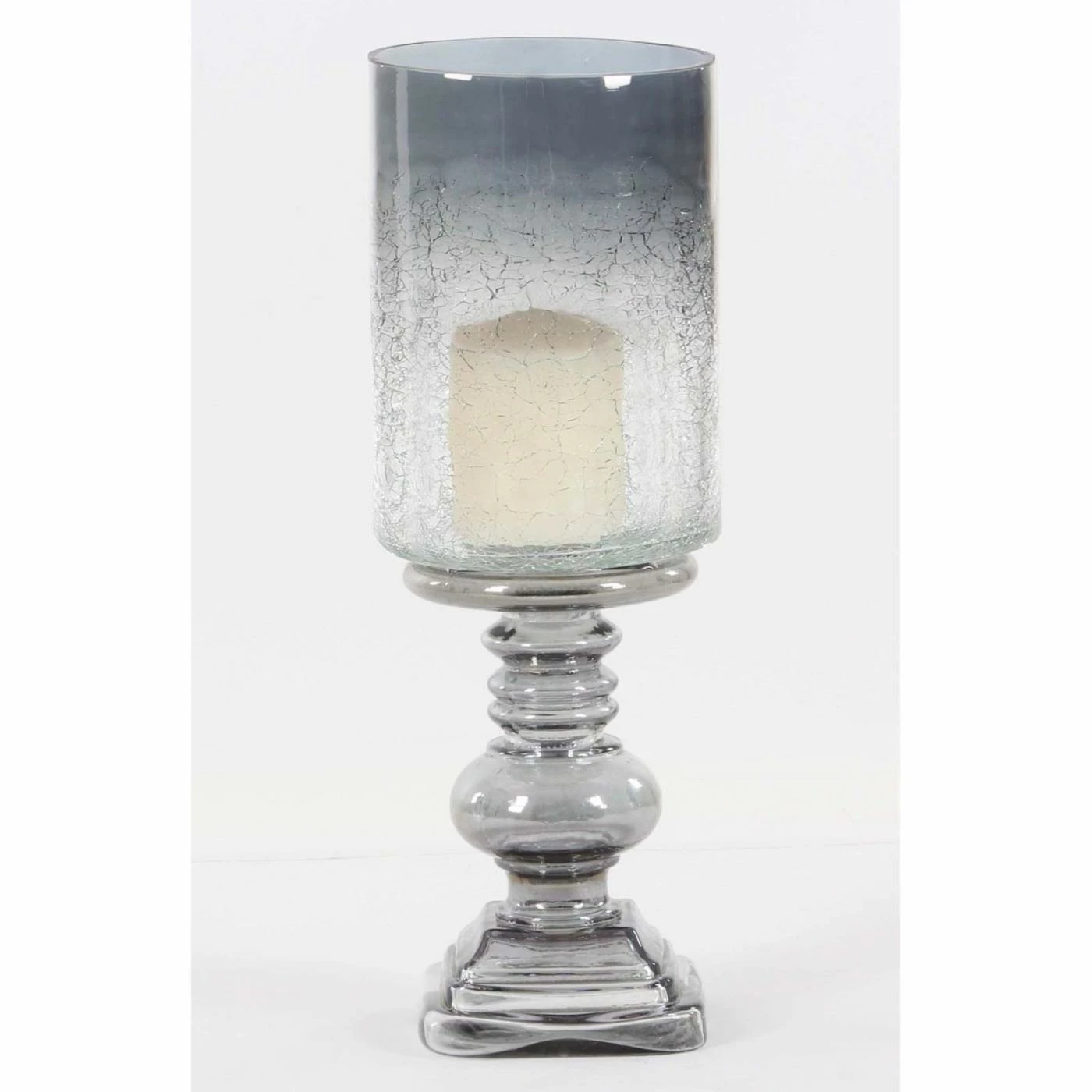 Promo 🧨 DecMode Traditional Smoked Hurricane Candle Lamp 🧨 1 Promo 🧨 DecMode Traditional Smoked Hurricane Candle Lamp 🧨