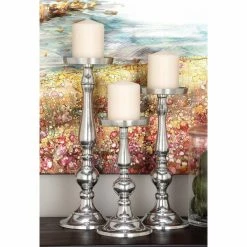Best deal 👍 Pillar DecMode 30812 Candle Holder - Set Of 3 🤩
