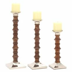Best reviews of 😍 Pillar DecMode 51581 Candle Holder - Set Of 3 🧨