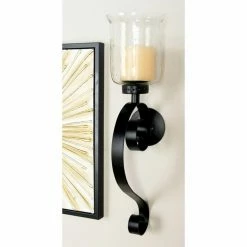Best reviews of 🌟 DecMode 27 In. Metal Wall Sconce - Black 🎉