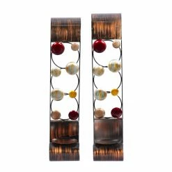 Promo 🧨 DecMode 24 In. Candle Wall Sconce - Set Of 2 🌟