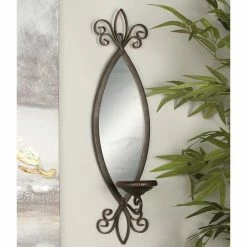 Brand new 😍 DecMode 25 In. Metal Mirror Candle Wall Sconce 🎁